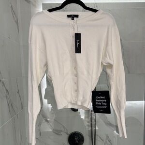 Lulu's Cream Button-Down Women's Top WITH TAGS